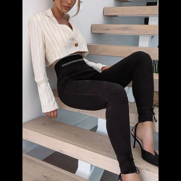 🖤- “Everyone Sucks But Me” Sexy Black Panties - Picture 13 of 13